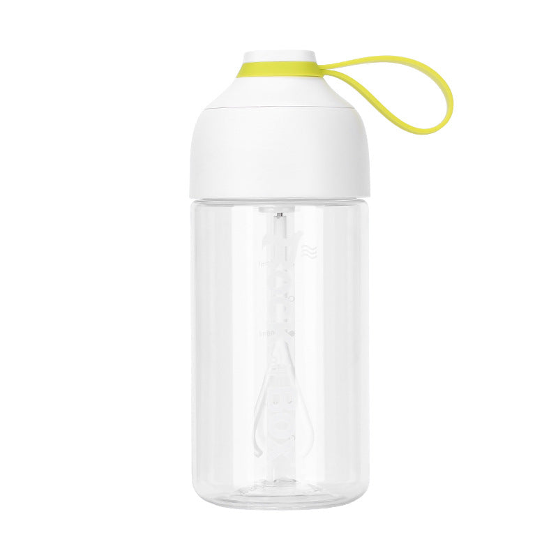 Macaron Color Shake Cup Lazy Water Cup Automatic Water Bottle