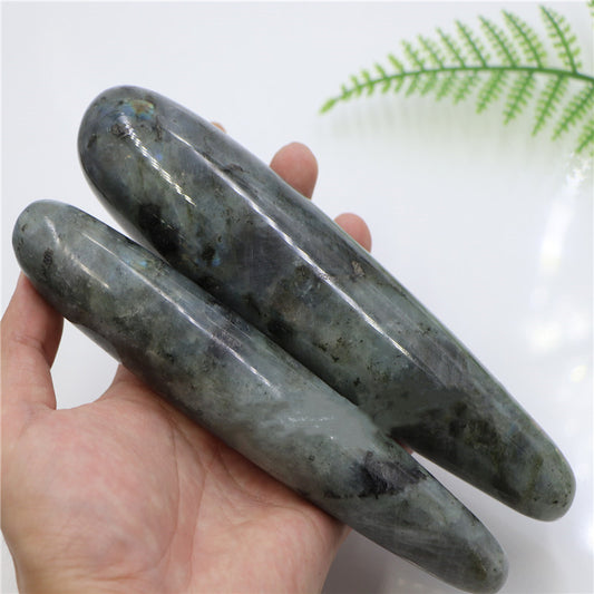 Natural Labradorite Jade  Pussy Wand Crystal