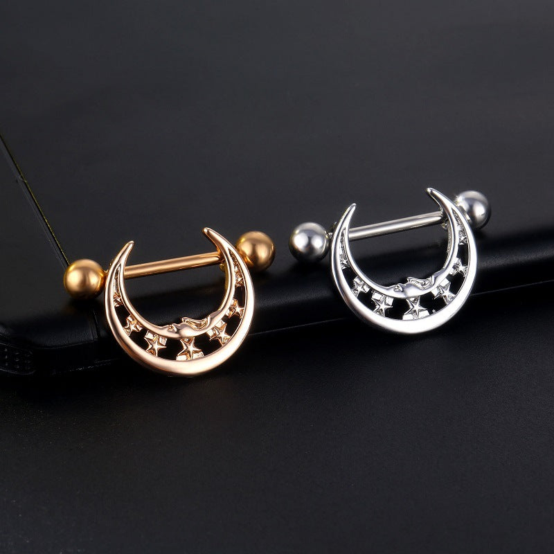 Popular Moon Nipple Ring Fashion Piercing Jewelry