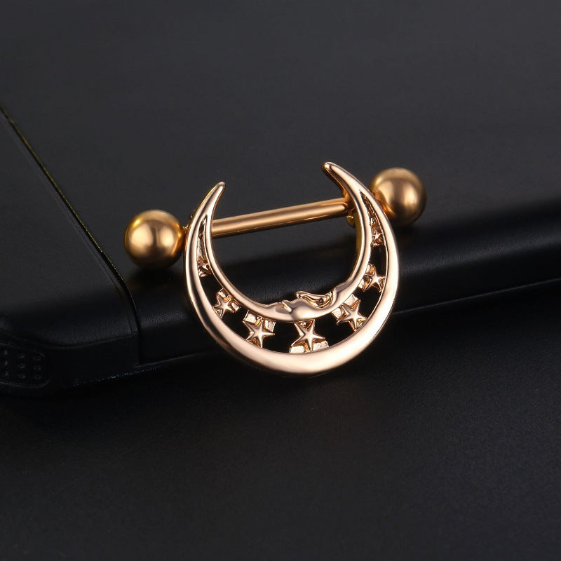 Popular Moon Nipple Ring Fashion Piercing Jewelry